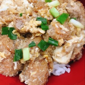 冷凍カツで簡単にカツ丼